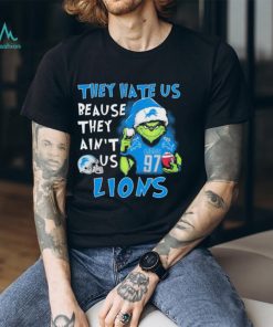 The Grinch Aidan Hutchinson They Hate Us Because Ain’t Us Detroit Lions Christmas Shirt