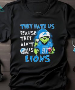 The Grinch Aidan Hutchinson They Hate Us Because Ain’t Us Detroit Lions Christmas Shirt