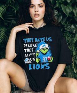 The Grinch Aidan Hutchinson They Hate Us Because Ain’t Us Detroit Lions Christmas Shirt