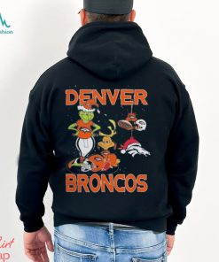 The Grinch And Dog Denver Broncos Christmas 2023 Shirt