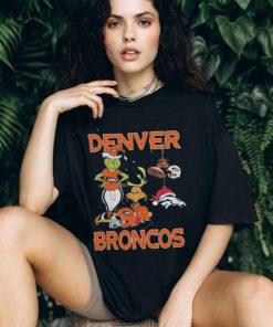 The Grinch And Dog Denver Broncos Christmas 2023 Shirt