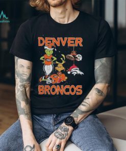 The Grinch And Dog Denver Broncos Christmas 2023 Shirt
