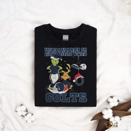 The Grinch And Dog Indianapolis Colts Christmas 2023 Shirt
