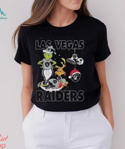 The Grinch And Dog Las Vegas Raiders Christmas 2023 Shirt