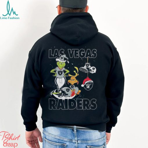 The Grinch And Dog Las Vegas Raiders Christmas 2023 Shirt