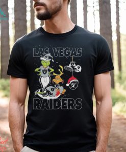 The Grinch And Dog Las Vegas Raiders Christmas 2023 Shirt