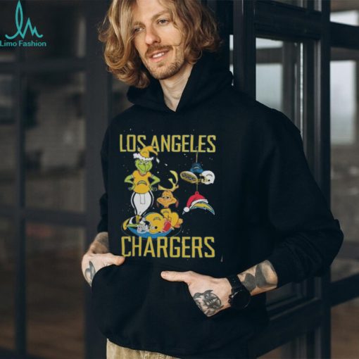 The Grinch And Dog Los Angeles Chargers Christmas 2023 Shirt