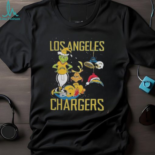 The Grinch And Dog Los Angeles Chargers Christmas 2023 Shirt
