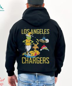 The Grinch And Dog Los Angeles Chargers Christmas 2023 Shirt