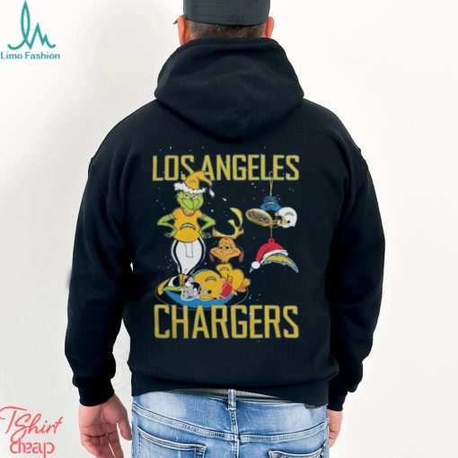 The Grinch And Dog Los Angeles Chargers Christmas 2023 Shirt