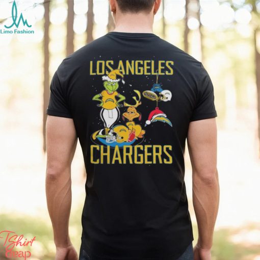 The Grinch And Dog Los Angeles Chargers Christmas 2023 Shirt