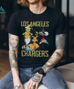 The Grinch And Dog Los Angeles Chargers Christmas 2023 Shirt