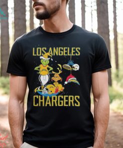 The Grinch And Dog Los Angeles Chargers Christmas 2023 Shirt