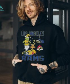 The Grinch And Dog Los Angeles Rams Christmas 2023 Shirt