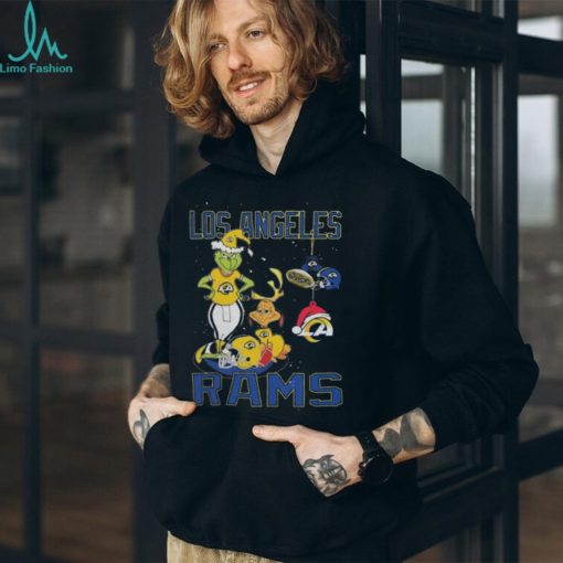 The Grinch And Dog Los Angeles Rams Christmas 2023 Shirt