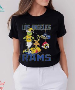 The Grinch And Dog Los Angeles Rams Christmas 2023 Shirt