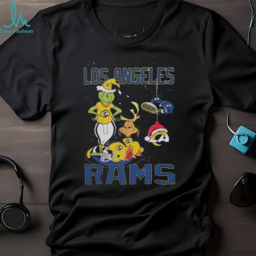 The Grinch And Dog Los Angeles Rams Christmas 2023 Shirt