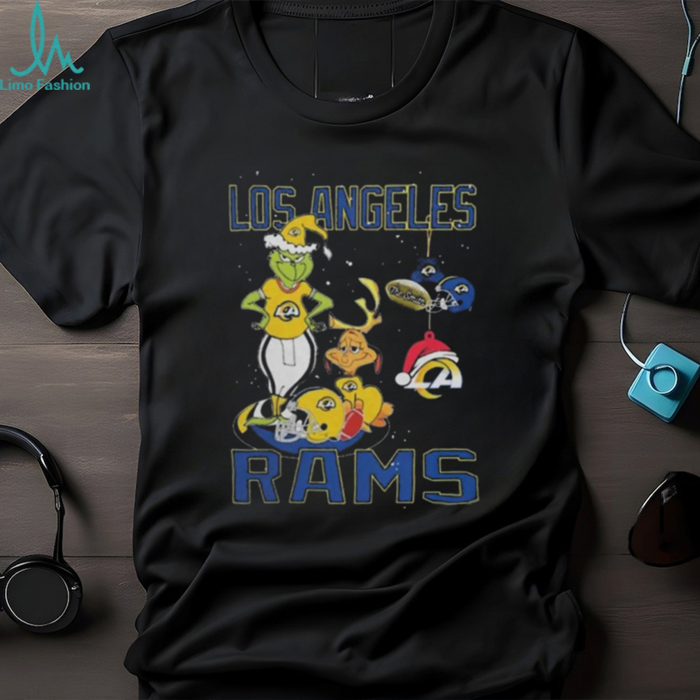 The Grinch And Dog Los Angeles Rams Christmas 2023 Shirt The Grinch And Dog Los Angeles Rams Christmas 2023 Shirt