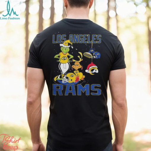 The Grinch And Dog Los Angeles Rams Christmas 2023 Shirt