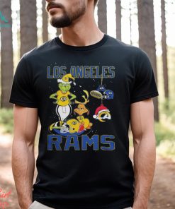 The Grinch And Dog Los Angeles Rams Christmas 2023 Shirt