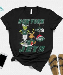 The Grinch And Dog New York Jets Ornament Christmas 2023 Shirt