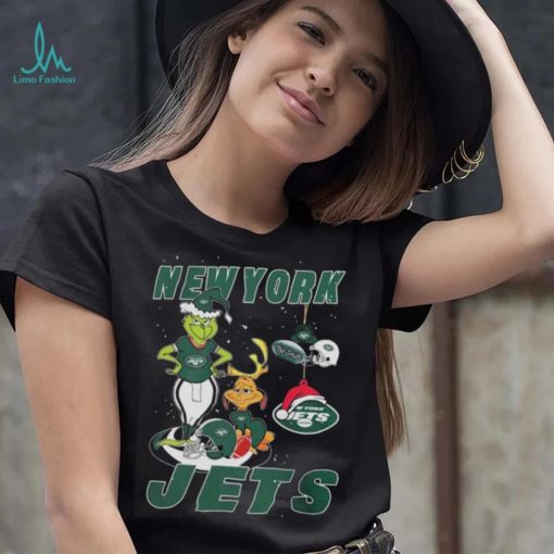 The Grinch And Dog New York Jets Ornament Christmas 2023 Shirt