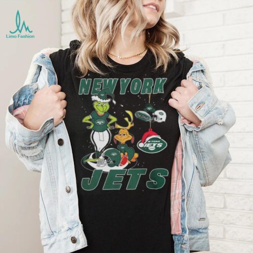 The Grinch And Dog New York Jets Ornament Christmas 2023 Shirt