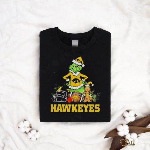 The Grinch And Iowa Hawkeyes Christmas shirt