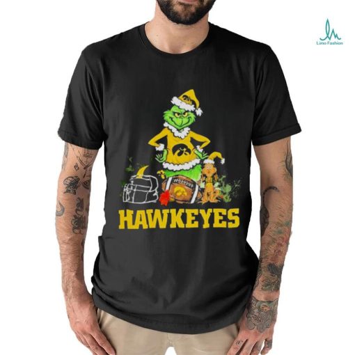 The Grinch And Iowa Hawkeyes Christmas shirt