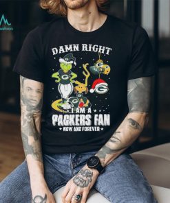 The Grinch And Max Christmas Damn Right I Am A Green Bay Packers Fan Now And Forever Shirt