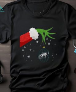 The Grinch Christmas Ornament Philadelphia Eagles T Shirt