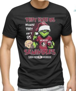 The Grinch Go Noles They Hate Us Because Ain’t Us Florida State Seminoles Christmas Shirt