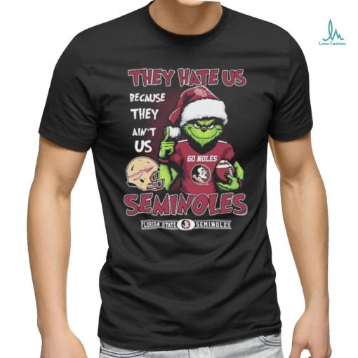 The Grinch Go Noles They Hate Us Because Ain’t Us Florida State Seminoles Christmas Shirt