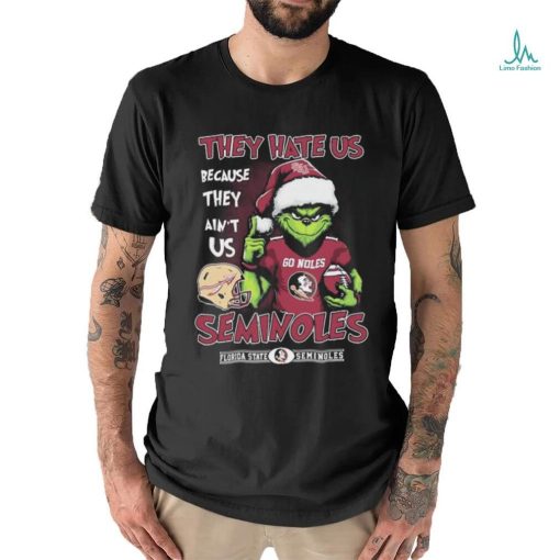 The Grinch Go Noles They Hate Us Because Ain’t Us Florida State Seminoles Christmas Shirt