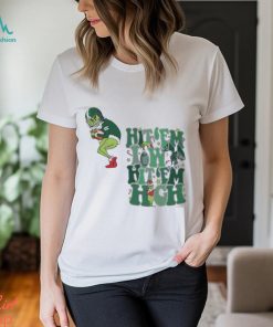 The Grinch Hit Em Low Hit Em High Philadelphia Eagles Christmas Shirt