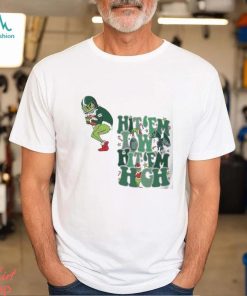 The Grinch Hit Em Low Hit Em High Philadelphia Eagles Christmas Shirt