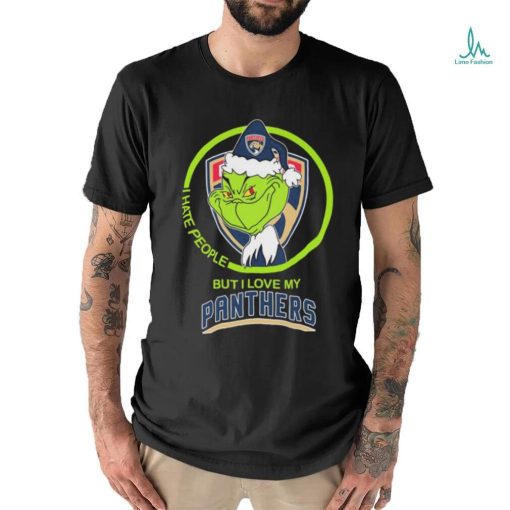 The Grinch I Hate People But I Love My Florida Panthers Shirt