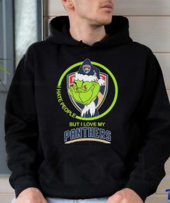 The Grinch I Hate People But I Love My Florida Panthers Shirt