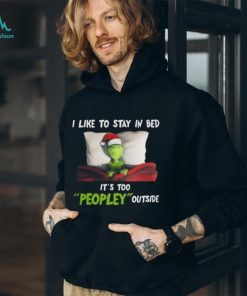 The Grinch I Like To Stay In Be In Christmas Days Classic T Shirt