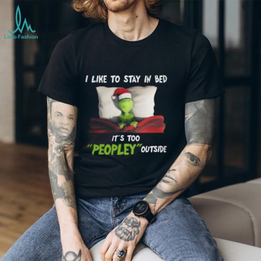 The Grinch I Like To Stay In Be In Christmas Days Classic T Shirt
