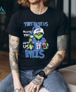 The Grinch Josh Allen They Hate Us Because They Ain’t Us Buffalo Bills Christmas Shirt