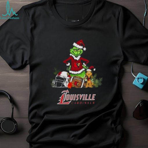The Grinch Louisville Cardinals Football Christmas 2023 T shirt