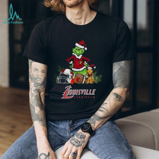 The Grinch Louisville Cardinals Football Christmas 2023 T shirt