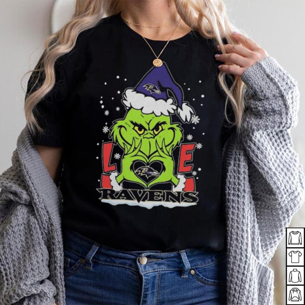 The Grinch Love Heart Baltimore Ravens Football Christmas 2023 Shirt The Grinch Love Heart Baltimore Ravens Football Christmas 2023 Shirt