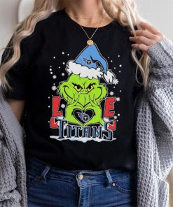 The Grinch Love Heart Tennessee Titans Football Christmas 2023 Shirt
