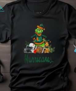The Grinch Miami Hurricanes Football Christmas 2023 T shirt