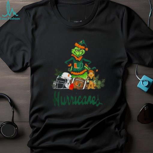 The Grinch Miami Hurricanes Football Christmas 2023 T shirt