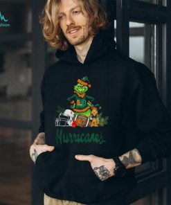 The Grinch Miami Hurricanes Football Christmas 2023 T shirt
