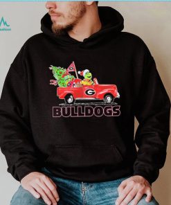 The Grinch On Truck Georgia Bulldogs Christmas Shirt