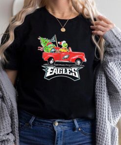 The Grinch On Truck Philadelphia Eagles Christmas Shirt